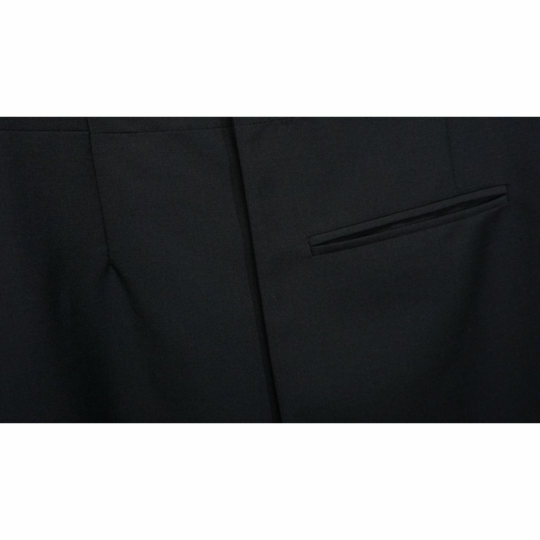 14SS RAF SIMONS メタルボタン テーラード ジャケット黒731N▲