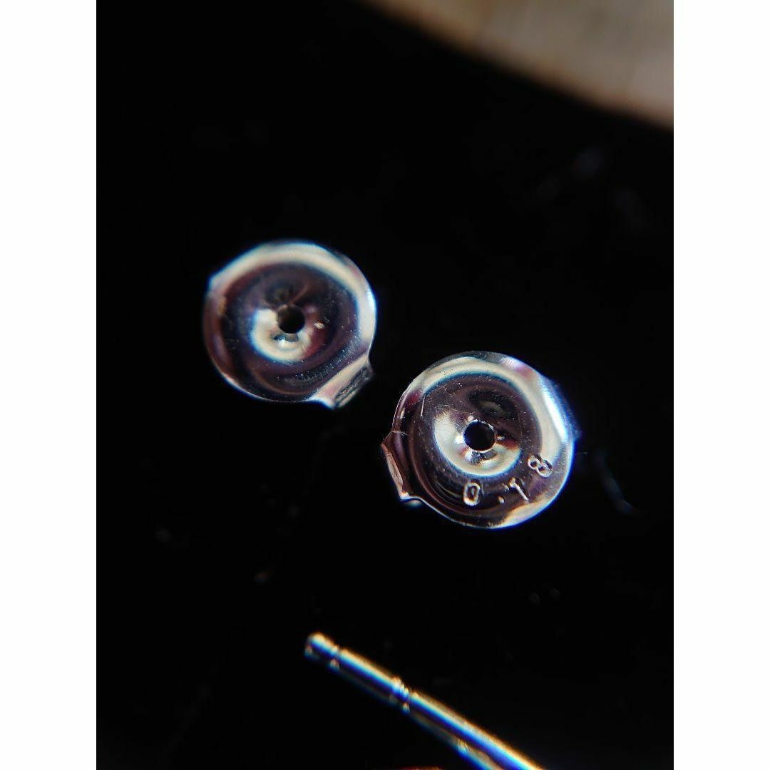 【ミキモト】K18WG ダイヤモンド 0.18ct ソリッドピアス 御木本