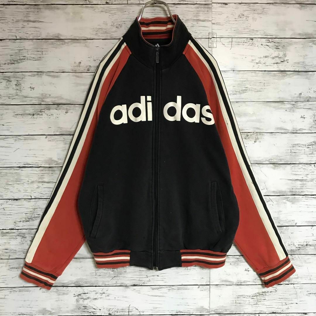 adidas - 【万国旗タグ】アディダス センターデカロゴジップジャージ