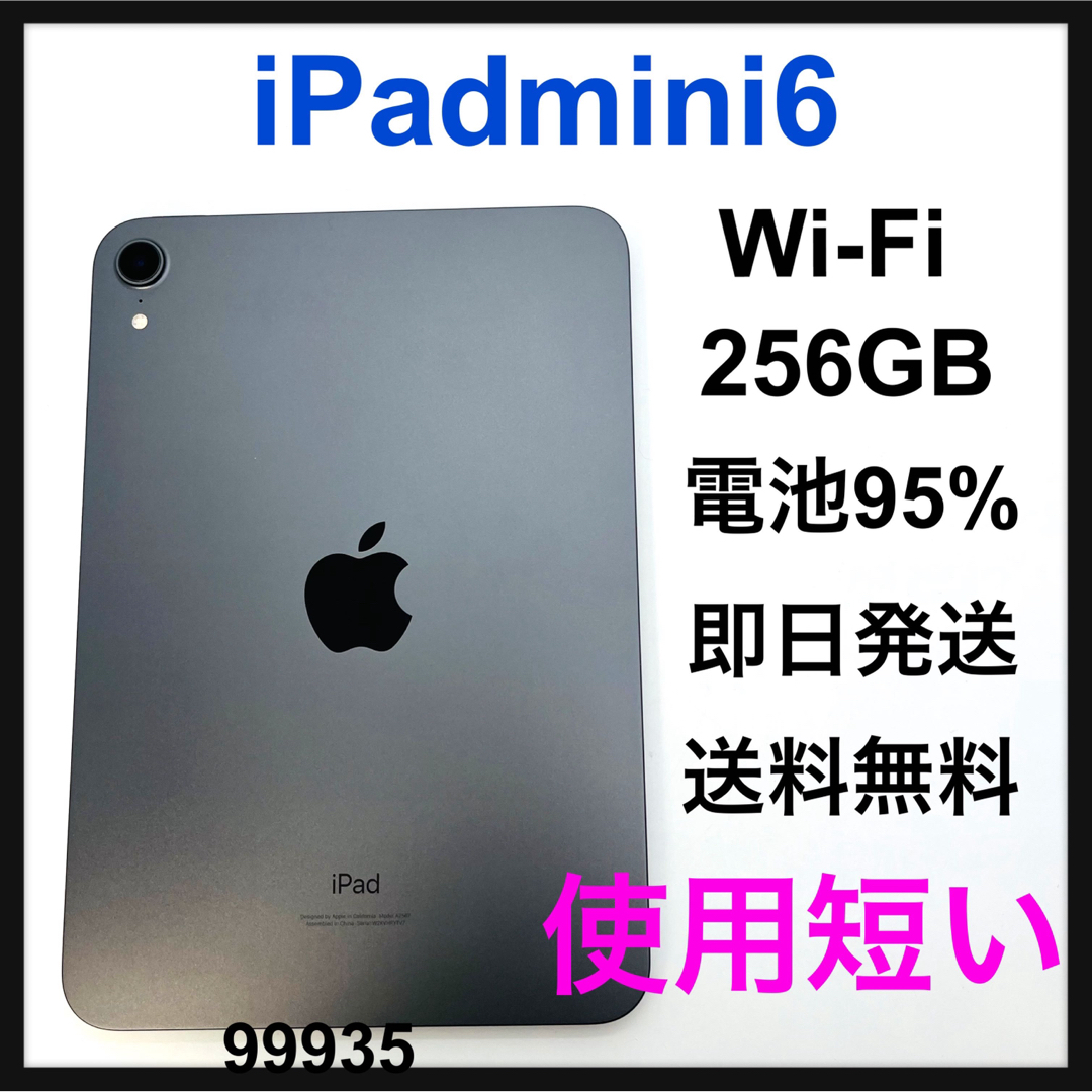 S 95% iPad mini 6 256 GB Wi-Fi　Gray 本体