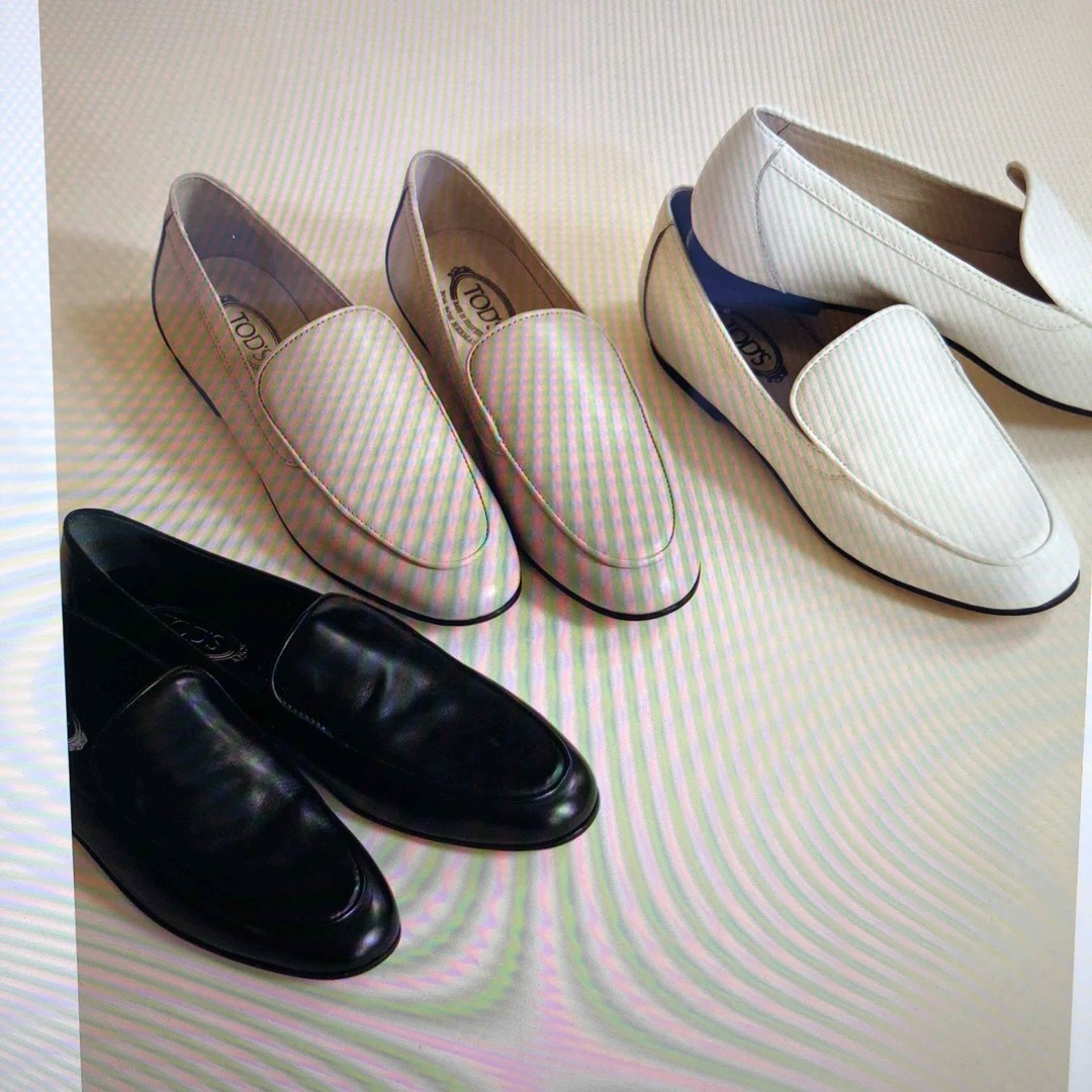 TOD'S トッズ ドライビングシューズ ローファー ブラック 22センチ - 靴 TOD'S トッズ ドライビングシューズ ローファー ブラック 22センチ - 靴