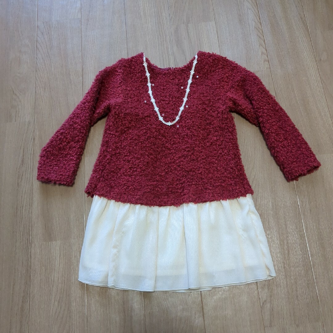 hakka kids(ハッカキッズ)のhakka  kids　ワンピース　100cm キッズ/ベビー/マタニティのキッズ服女の子用(90cm~)(ワンピース)の商品写真