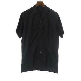 ヨウジヤマモト(Yohji Yamamoto)のヨウジヤマモト プリュスノアール 21SS オーバーサイズオープンカラーシャツ(シャツ/ブラウス(半袖/袖なし))