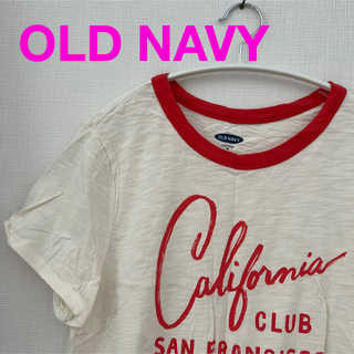 オールドネイビー(Old Navy)のOLD NAVY オールドネイビー　レディースTシャツ リンガーTシャツ(Tシャツ(半袖/袖なし))