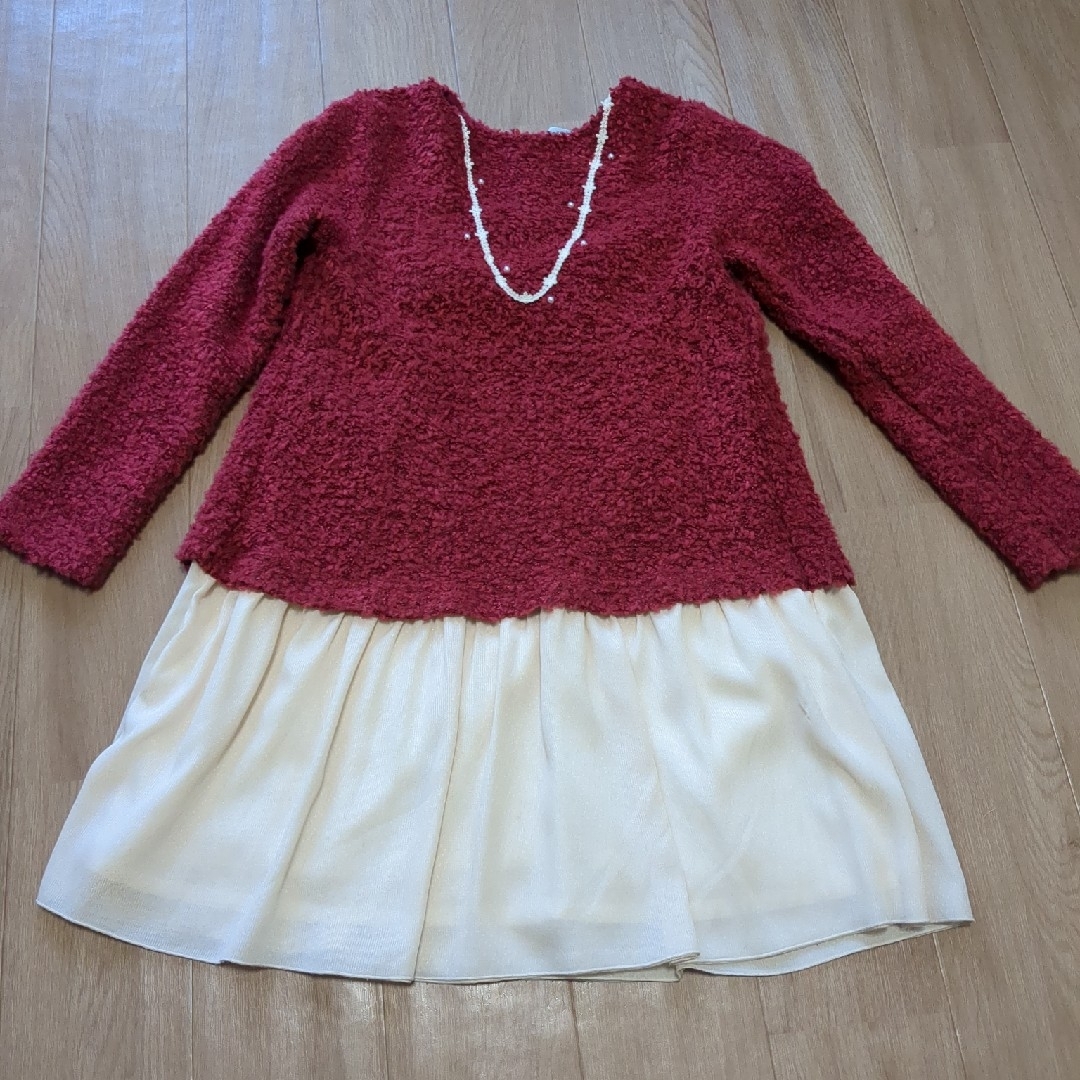 hakka kids(ハッカキッズ)のhakka  kids　ワンピース　130cm キッズ/ベビー/マタニティのキッズ服女の子用(90cm~)(ワンピース)の商品写真