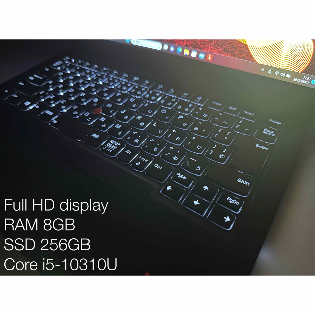 #9☆美品✨【2021年7月購入】ThinkPad X1 Carbon Gen8