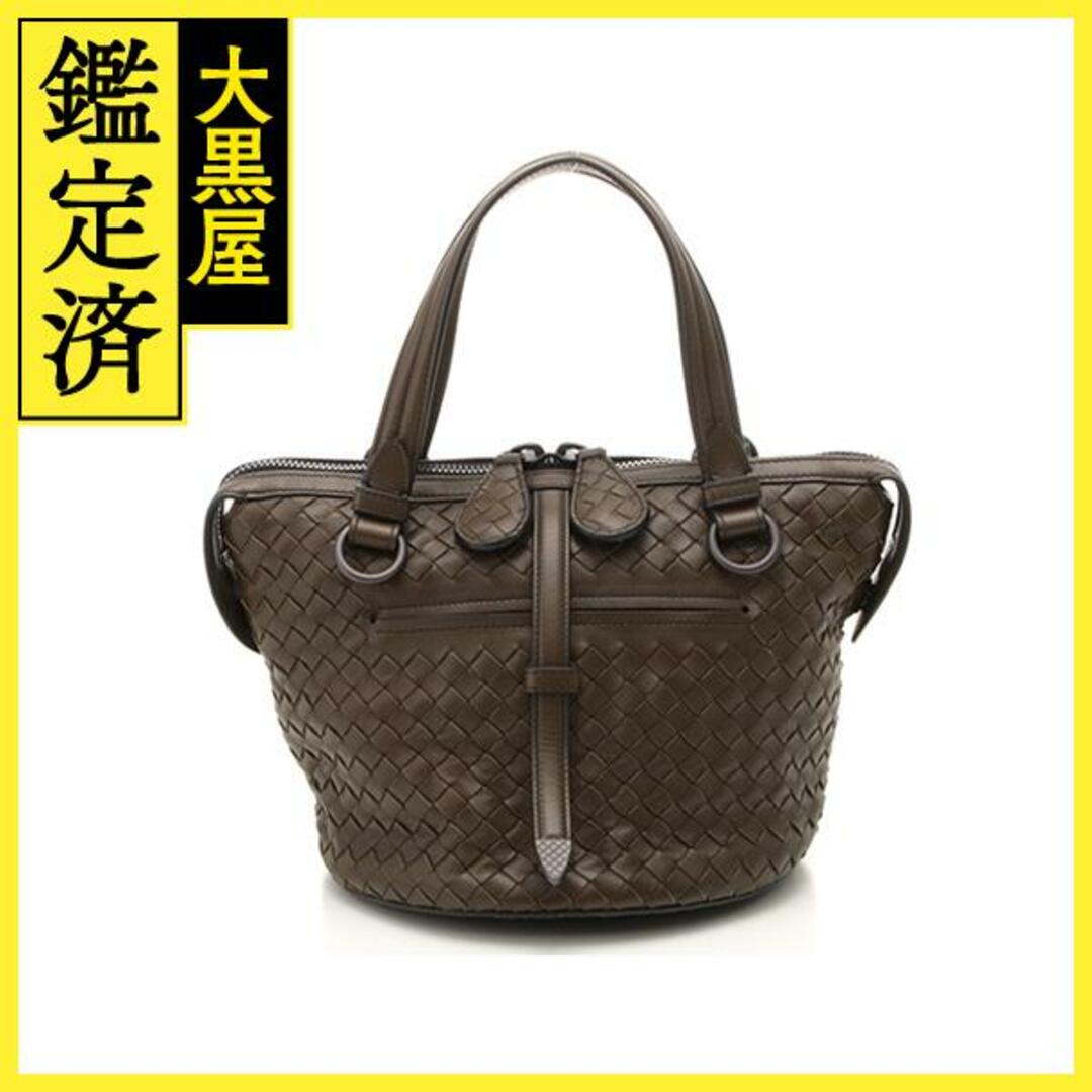 Bottega Veneta - ボッテガヴェネタ イントレチャート レザー カーキ系 ...