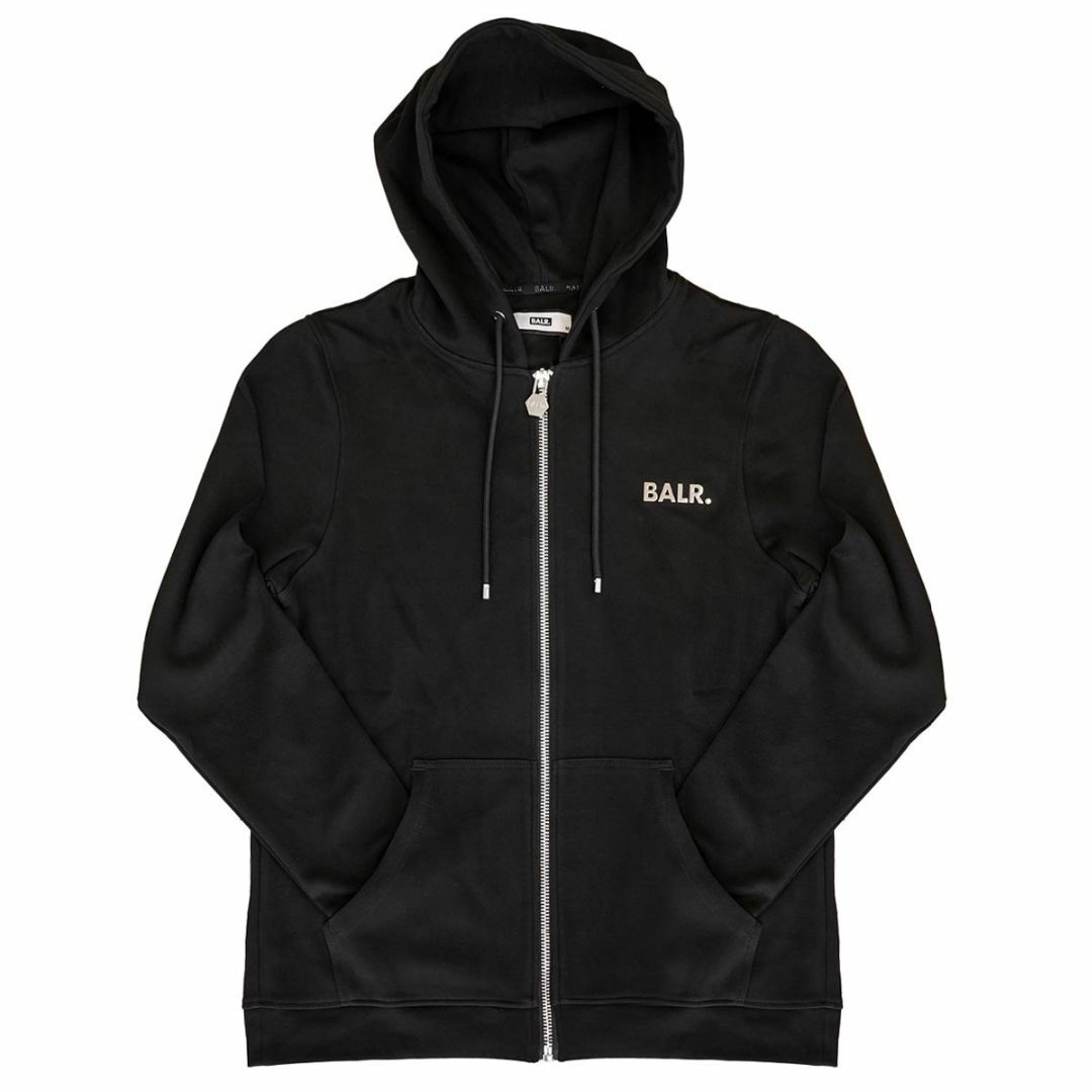 ジップアップフーディー BALR. B1267.1001 ブラック Lサイズ - パーカー