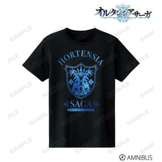 X87 オルタンシア王国 箔プリントTシャツ/レディース　M(Tシャツ/カットソー(半袖/袖なし))