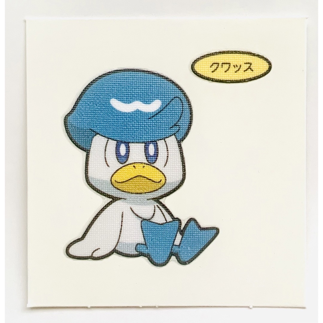 ポケモン(ポケモン)のポケモンパン シール クワッス エンタメ/ホビーのおもちゃ/ぬいぐるみ(キャラクターグッズ)の商品写真