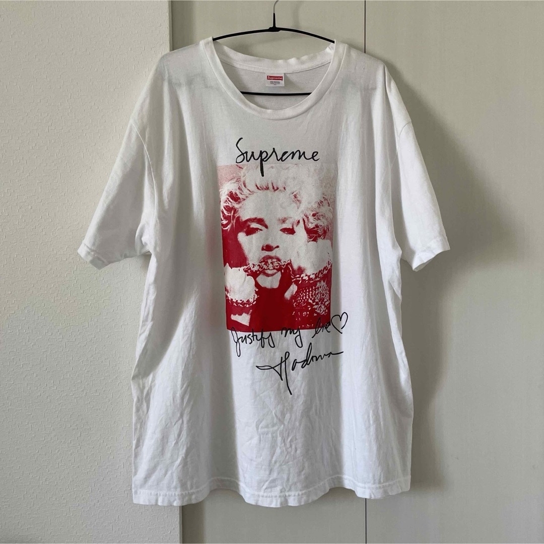 supreme madonna tee マドンナ　Ｔシャツ　灰　グレー　ＸＬ