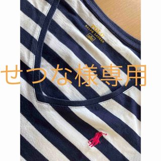 ポロラルフローレン(POLO RALPH LAUREN)のポロラルフローレン　VネックTシャツ　2枚セット　Sサイズ(Tシャツ(半袖/袖なし))