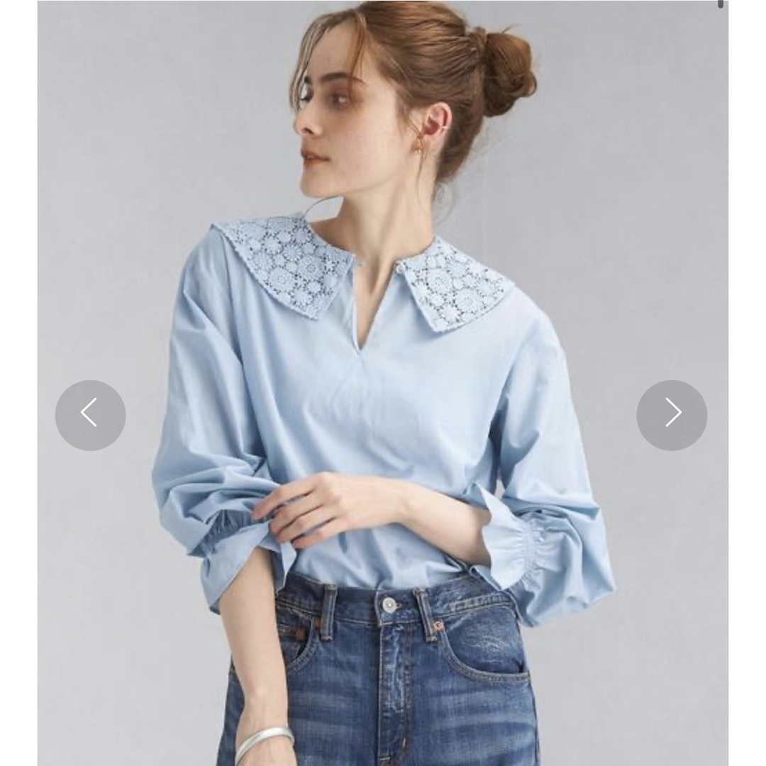 新品タグ dahlla レース ブラウス