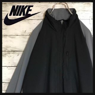 ナイキ(NIKE)の【銀タグ】ナイキ　背面デカロゴ入りナイロンジャケット　ゆるだぼ　薄手　E813(ナイロンジャケット)