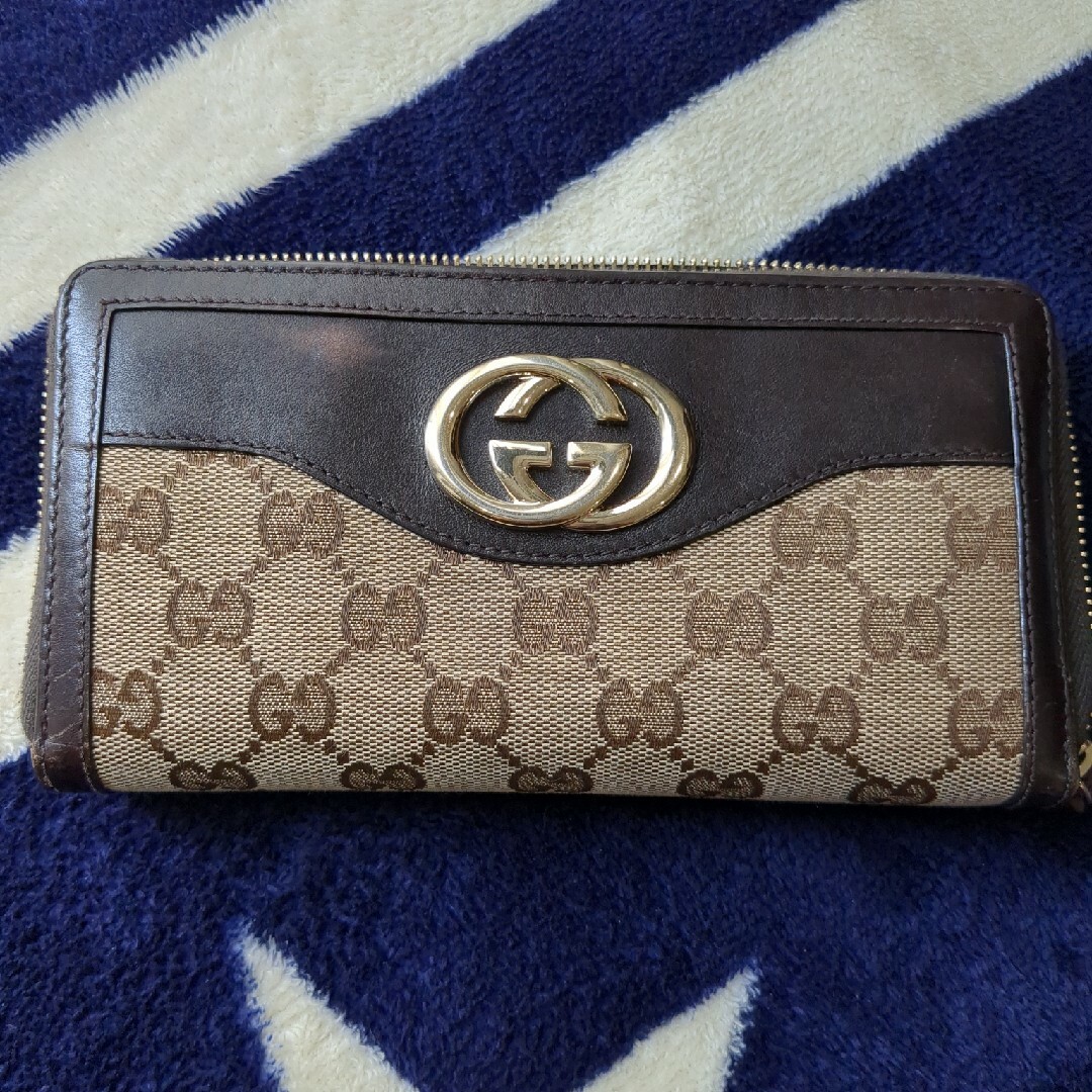 GUCCI - ※色落ちあり　GUCCI長財布