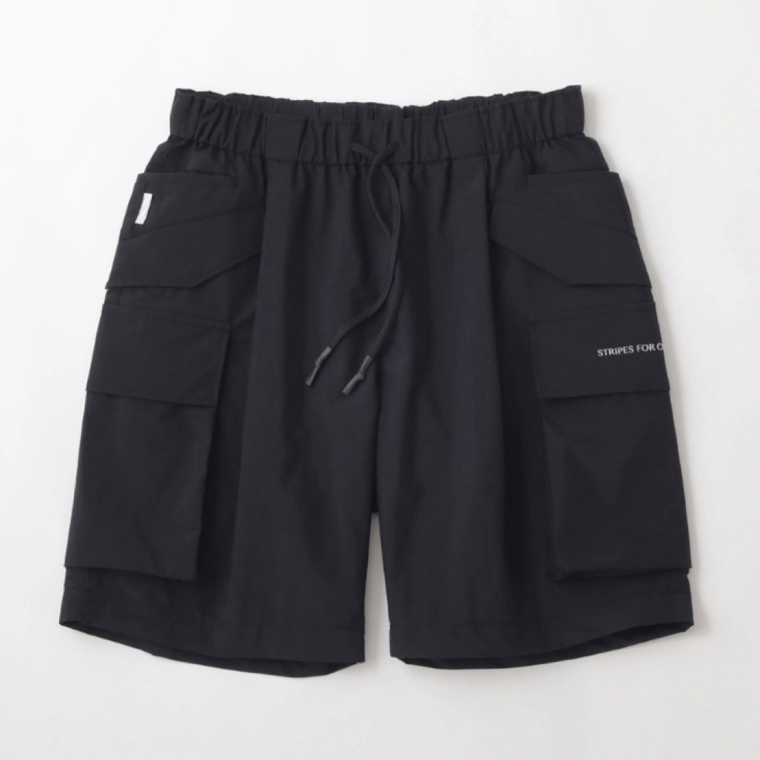 1LDK SELECT(ワンエルディーケーセレクト)のSFC WIDE CARGO SHORTS Black メンズのパンツ(ショートパンツ)の商品写真