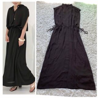 美品✨プラージュ ロングワンピース ノースリーブ 夏服 ハイネック マキシ