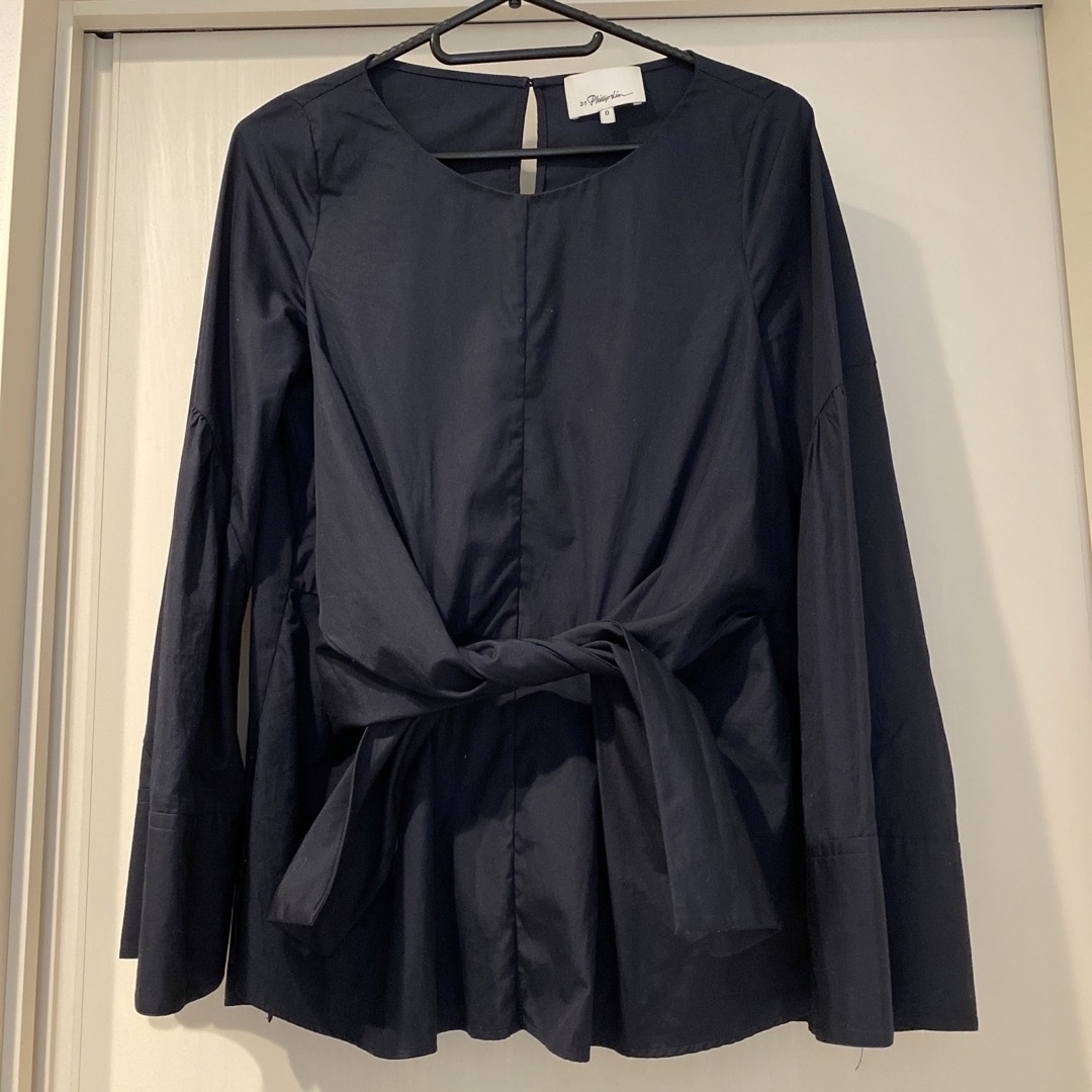 3.1 Phillip Lim 3.1 フィリップ リムブラウスネイビー0美品