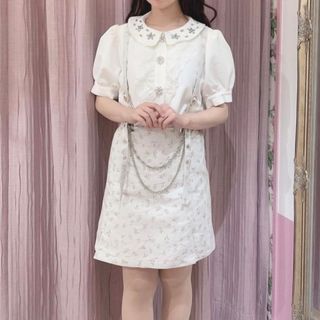 スワンキス(Swankiss)のswankiss strap bijou skirt(ミニスカート)