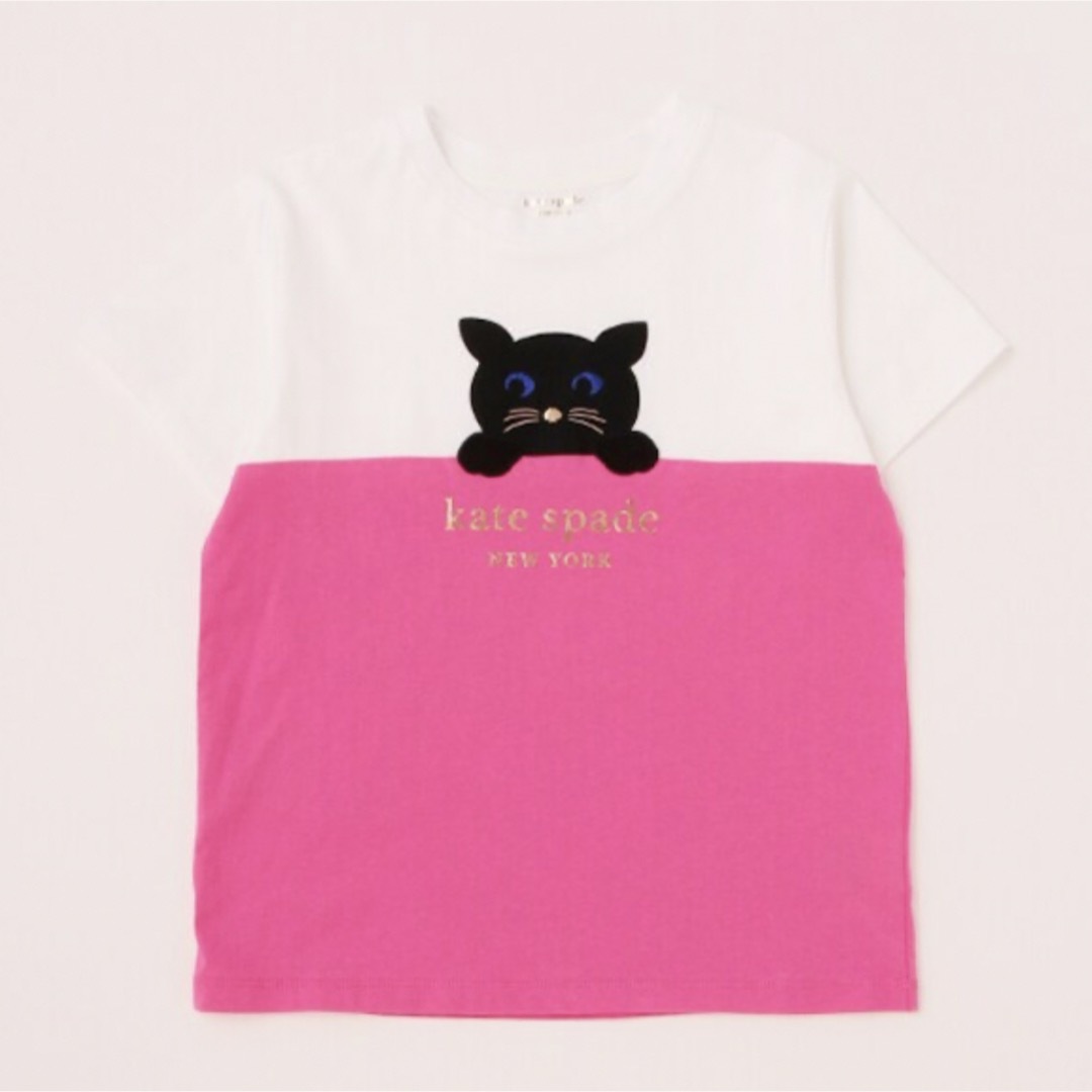 美品ケイト・スペードワンピース150と、ケイト・スペード濃紺Tシャツ-