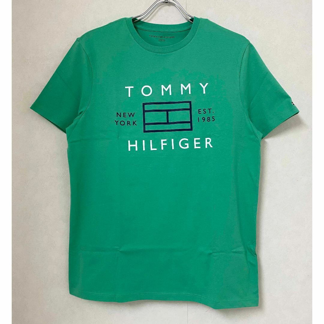 新品 XL ★ トミーヒルフィガー 半袖 ロゴ Tシャツ グリーン US-L | フリマアプリ ラクマ