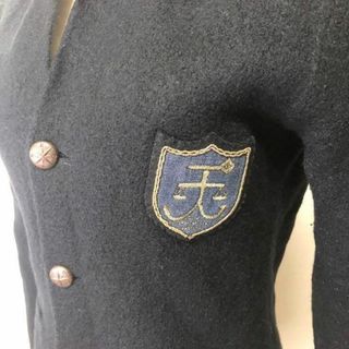 KAPITAL - キャピタル ウール黒ブレザー ロゴワッペン ブラック