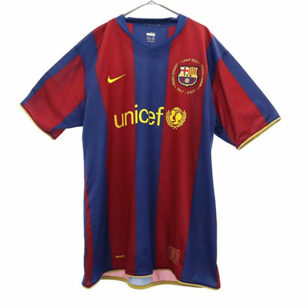 ナイキ FCバルセロナ プリント サッカーウェア ユニフォーム XL NIKE 半袖 Tシャツ メンズ   【230828】