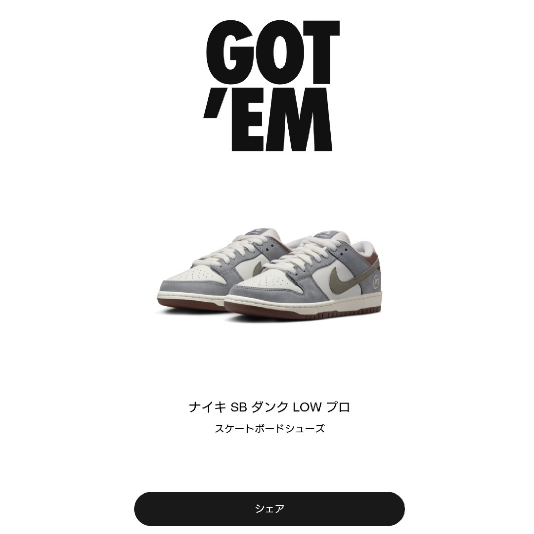 NIKE(ナイキ)の堀米雄斗Yuto Horigome × Nike SB Dunk Low26.5 メンズの靴/シューズ(スニーカー)の商品写真