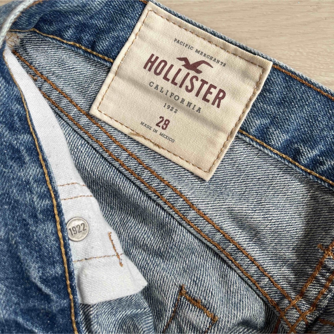 Hollister(ホリスター)のホリスター サイズ28 デニム ショーパン 短パン ダメージ メンズのパンツ(デニム/ジーンズ)の商品写真