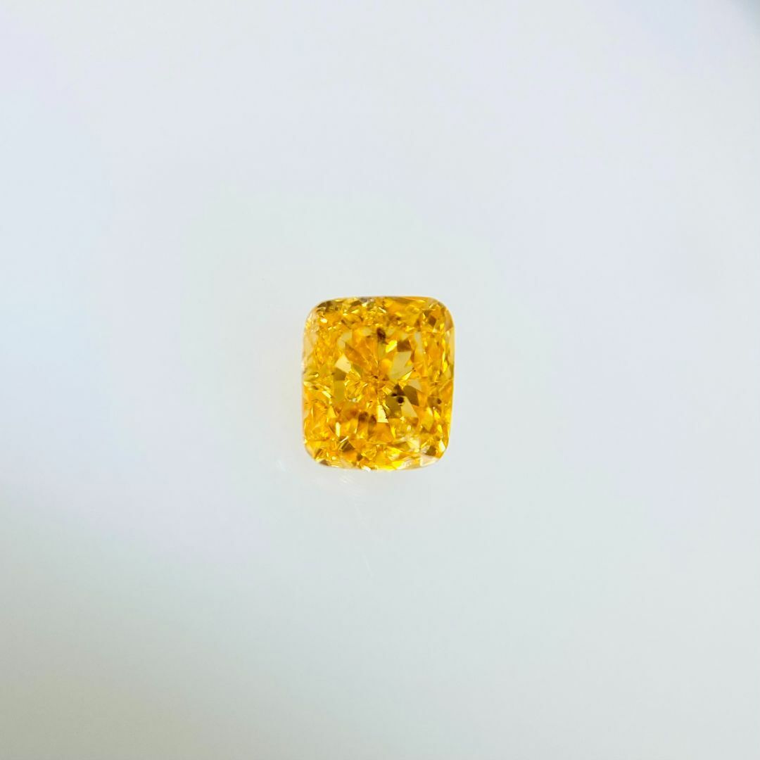 FANCY VIVID YELLOW ORANGE 0.336ct X レディースのアクセサリー(その他)の商品写真