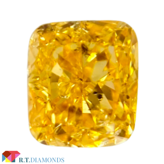 FANCY VIVID YELLOW ORANGE 0.336ct X(その他)