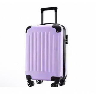 新品 超軽量 機内持ち込みOK スーツケース Sサイズキャリーバッグ パープル(スーツケース/キャリーバッグ)