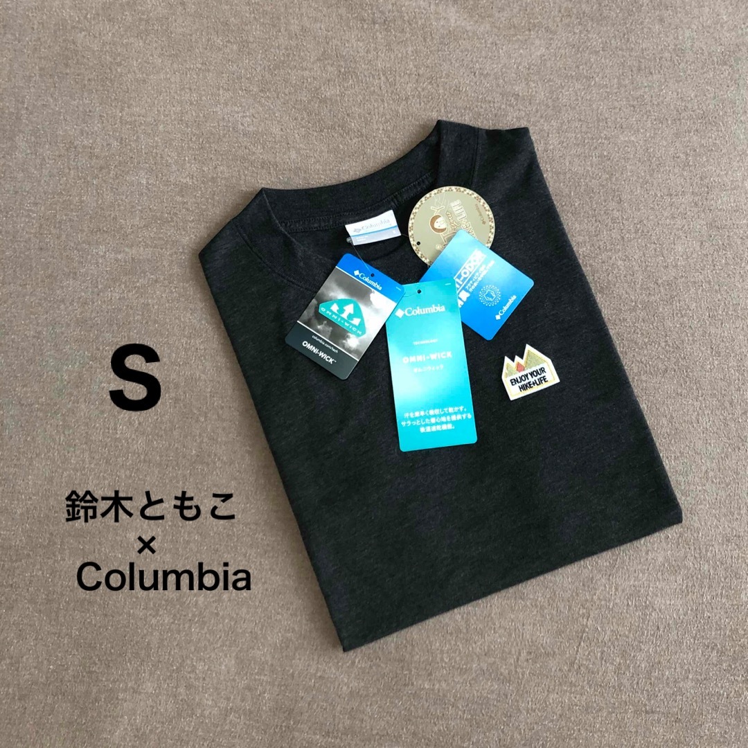 Columbia(コロンビア)の鈴木ともこコラボ【コロンビア・Columbia】ドライTシャツ・登山・キャンプ レディースのトップス(Tシャツ(半袖/袖なし))の商品写真