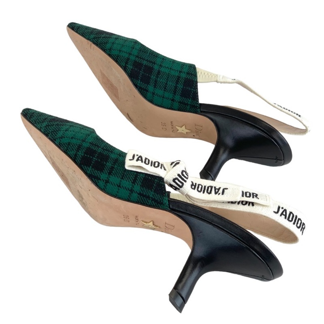 Christian Dior(クリスチャンディオール)のクリスチャンディオール j'adior ウール パンプス 靴 シューズ グリーン レディースの靴/シューズ(ハイヒール/パンプス)の商品写真