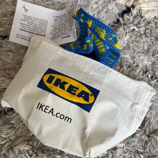 イケア(IKEA)のIKEA  クノーリグSホワイト  ミニバッグ(ポーチ)