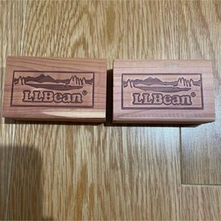 エルエルビーン(L.L.Bean)のL.L.Bean cedar block 2個セット エルエルビーン シダー(置物)