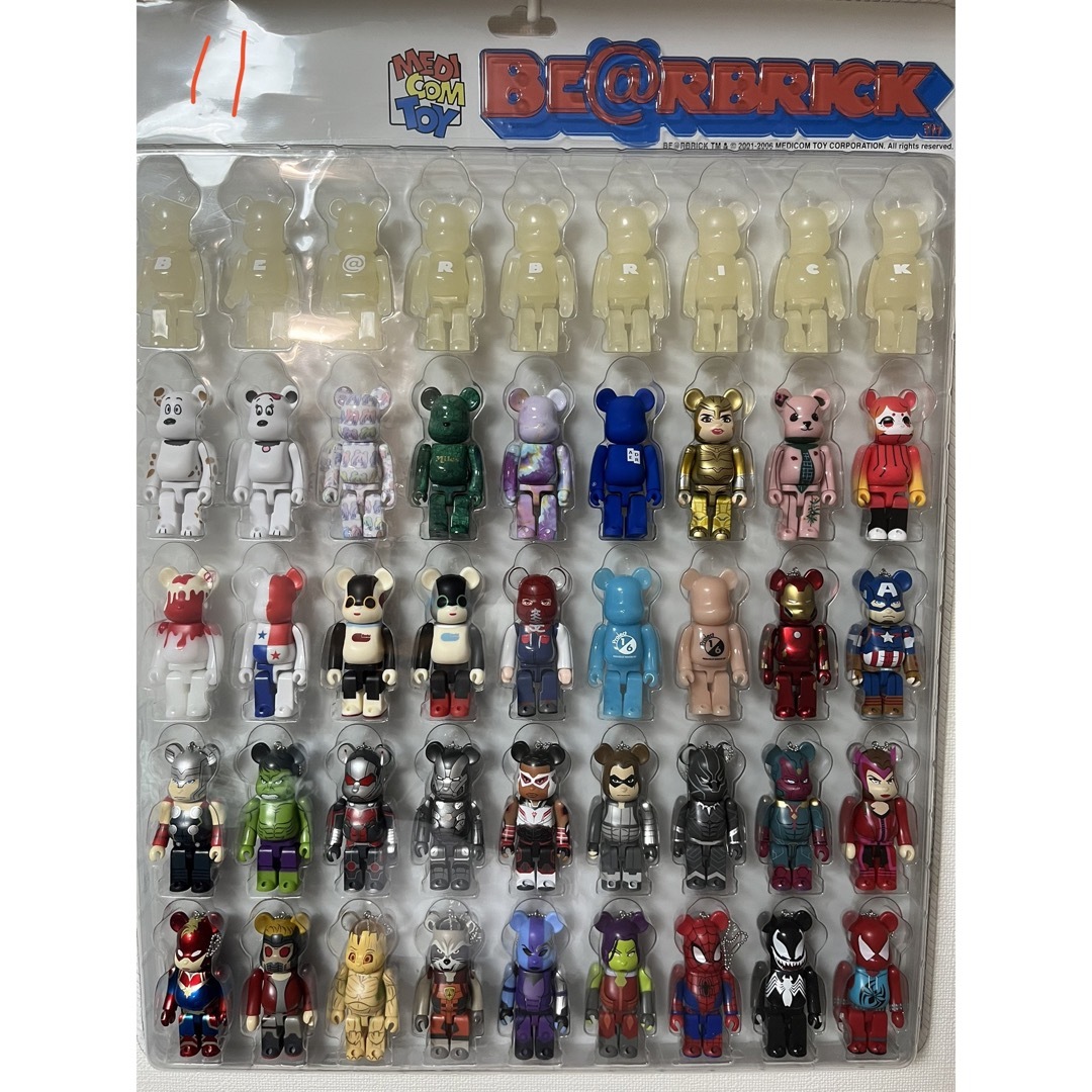 BE@RBRICK 100% シリーズ　マーベル　marvel ベアブリックフィギュア