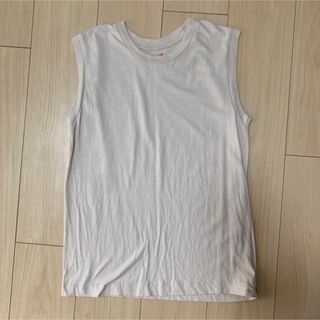 ヘインズ(Hanes)のHanesのノースリーブTシャツ　Mサイズ(Tシャツ(半袖/袖なし))