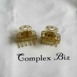 コンプレックスビズ(Complex Biz)のコンプレックスビズ ドーム石付きクリップ(バレッタ/ヘアクリップ)