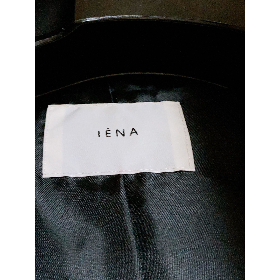 IENA(イエナ)のIENA タフタロングダウンコート黒クリーニング済美品38イエナ レディースのジャケット/アウター(ダウンコート)の商品写真