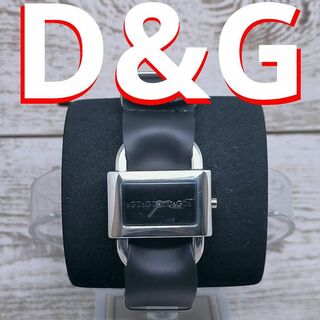ドルチェアンドガッバーナ(DOLCE&GABBANA)の動作品　腕時計　ドルガバ　レザー　D&G TIME　定価4万円(腕時計)
