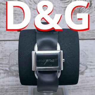 ドルチェアンドガッバーナ(DOLCE&GABBANA)の動作品　腕時計　ドルガバ　レザー　D&G TIME　定価4万円(腕時計)