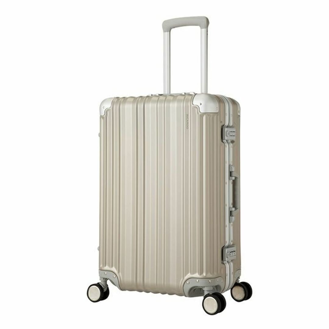 新品○RICARDO○ スーツケース 58L 4輪 キャリーケース 3泊-6泊 - 旅行