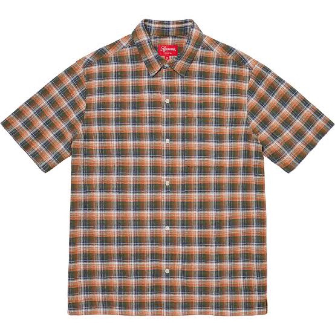 Supreme(シュプリーム)の定価以下:Supreme Plaid S/S Shirt 22SS Orange メンズのトップス(シャツ)の商品写真