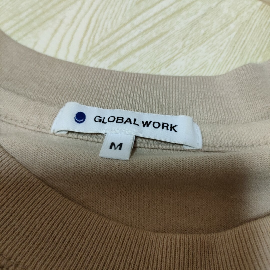 GLOBAL WORK(グローバルワーク)のお値下げ　グローバルワーク　モックネックロングTシャツワンピース　Ｍ レディースのワンピース(ひざ丈ワンピース)の商品写真