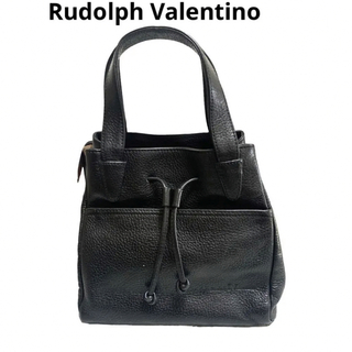ルドルフヴァレンチノ(Rudolph Valentino)のRudolph Valentino ハンドバッグ　本革(ハンドバッグ)