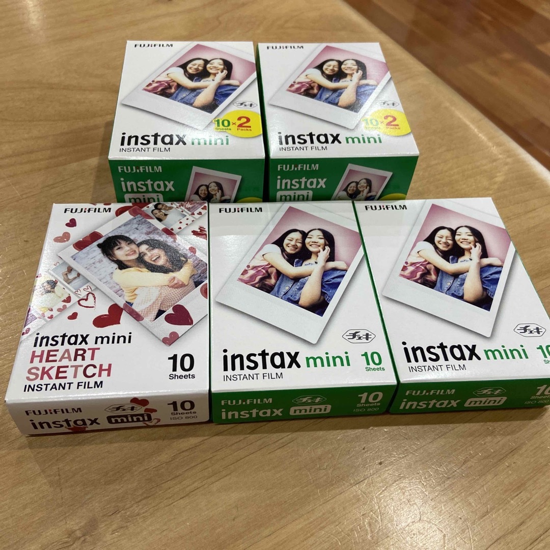 FUJIFILM instax mini チェキフイルム　70枚2023年08月有効期限