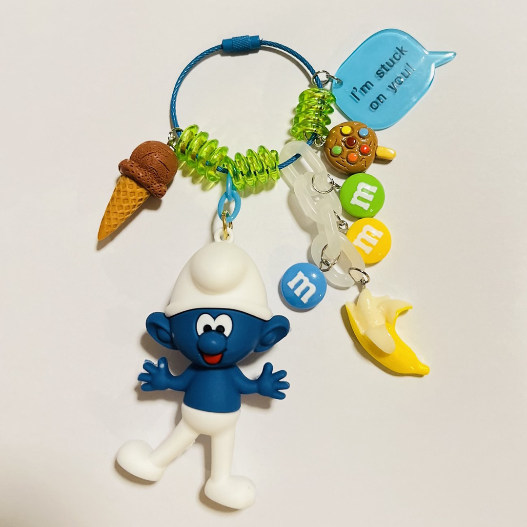 The Smurfs(スマーフ)のスマーフ ハンドメイドのアクセサリー(キーホルダー/ストラップ)の商品写真