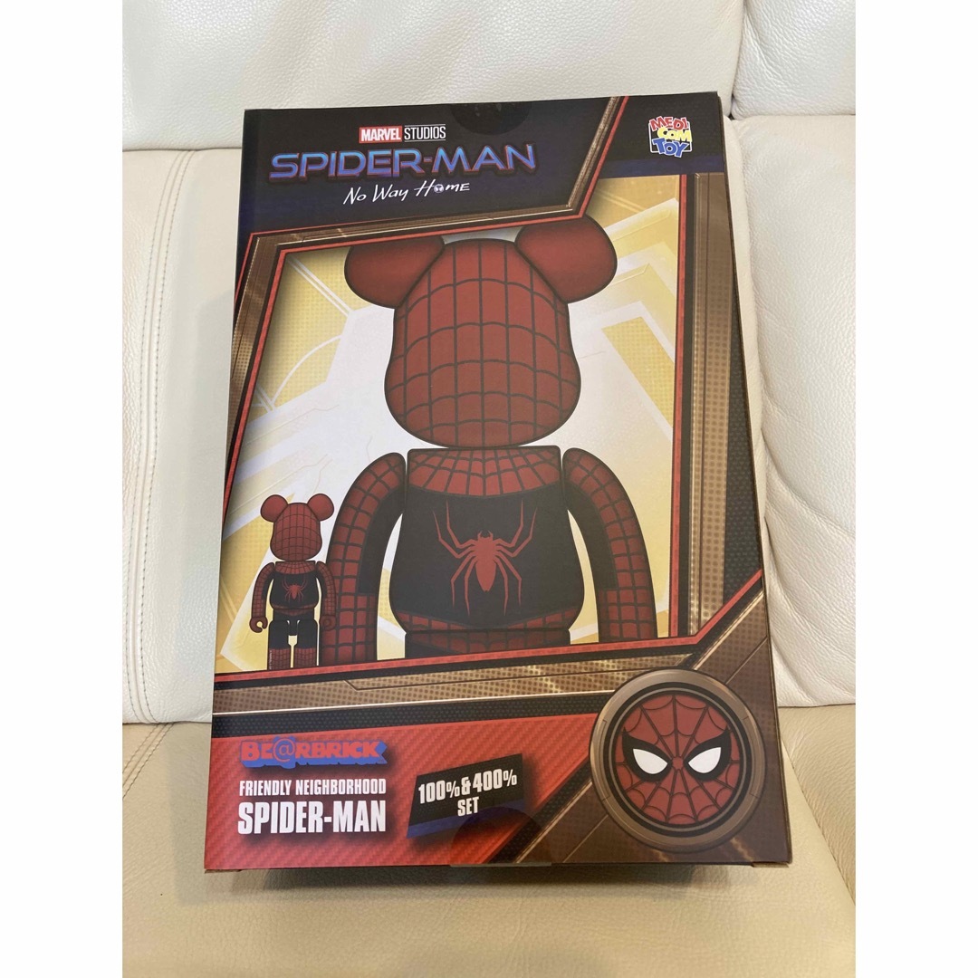 BE@RBRICK FRIENDLY SPIDER-MAN 100％400％ - 通販 -