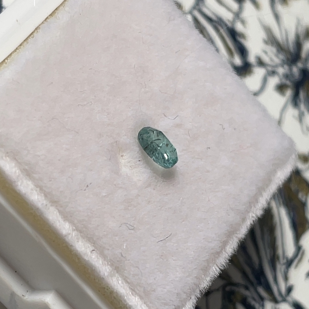 348)天然 パライバトルマリン ブラジル産 ルース 0.163ct-